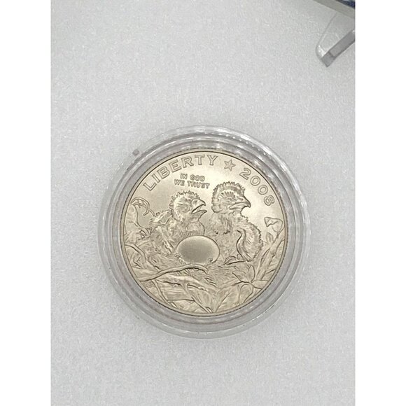 2008-S Unc Bald Eagle - Commemorative Half Dollar with Box and COA - Picture 3 of 6